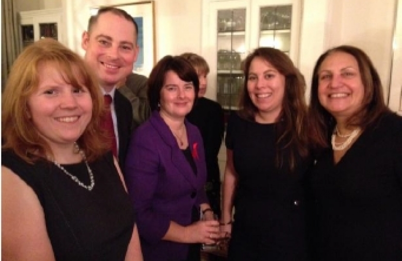 Chiswick Riverside: At ward event with Battersea MP Jane Ellison
