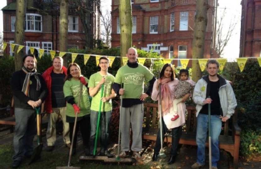 Mitzvah Day at Marie Curie Hospice with Hampstead & Kilburn Conservatives